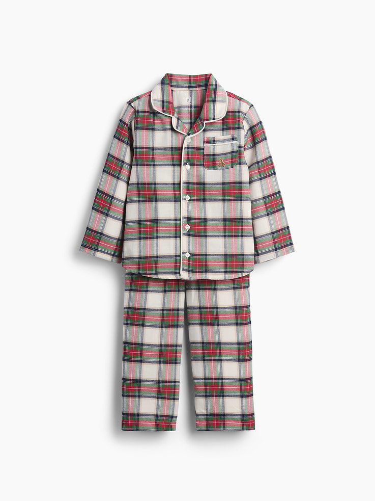 Image number 3 showing, Baby & Toddler Recycled Flannel PJ Set