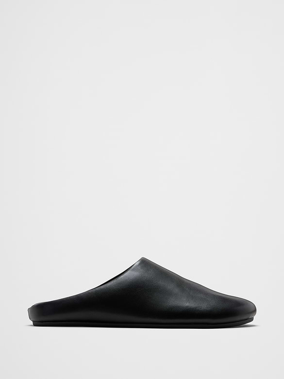 Vegan Suede Studded Clog Mule