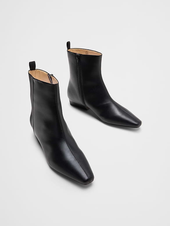 Vegan Leather Short Bootie