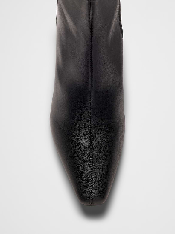 Vegan Leather Short Bootie