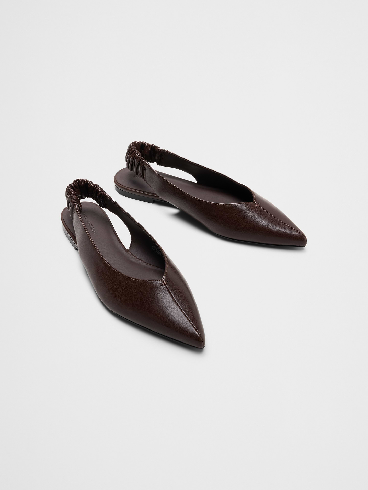 Image number 2 showing, Vegan Leather Pointed Slingback Mule