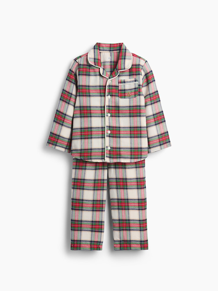 Image number 1 showing, Baby & Toddler Recycled Flannel PJ Set