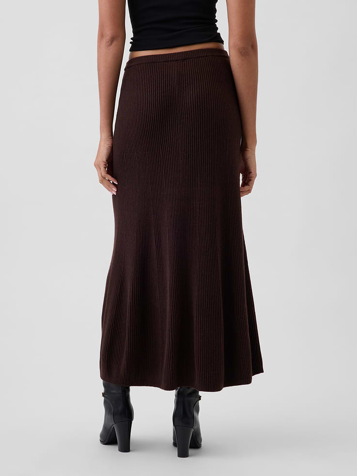 Image number 2 showing, CashSoft Rib Maxi Sweater Skirt