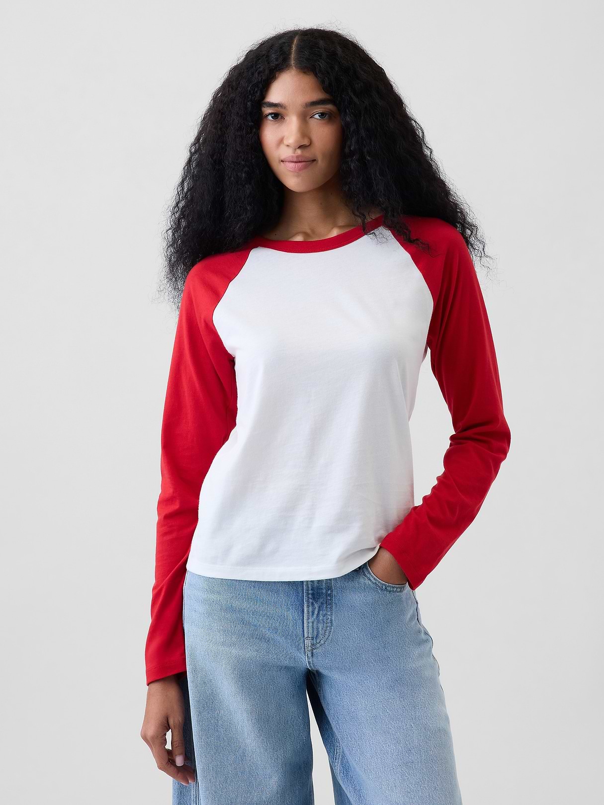 Organic Cotton VintageSoft Raglan T-Shirt | Gap