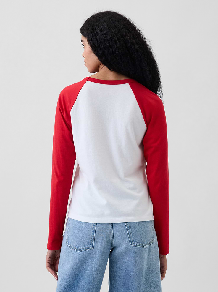 Image number 3 showing, Organic Cotton VintageSoft Raglan T-Shirt