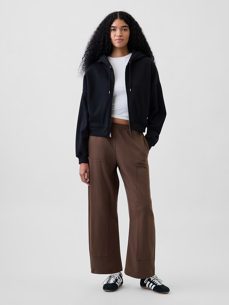 Image number 1 showing, VintageSoft Terry Double-Knee Sweatpants