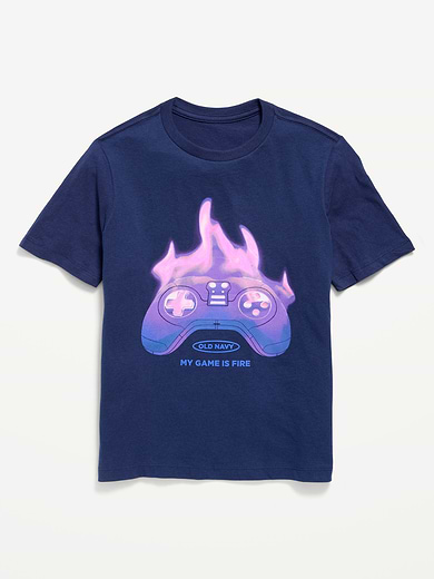 Image number 2 showing, Short-Sleeve Logo-Graphic T-Shirt for Boys