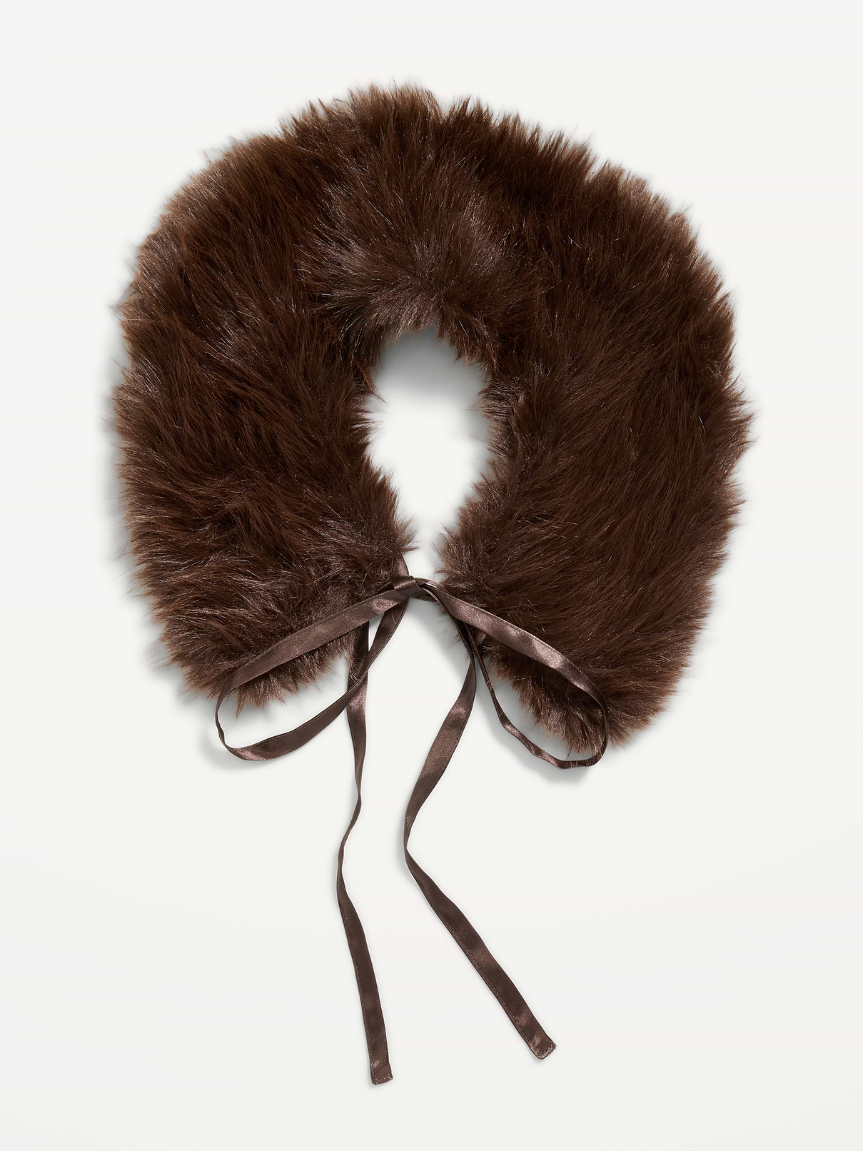 Image 2 of 2, Faux-Fur Collar Scarf