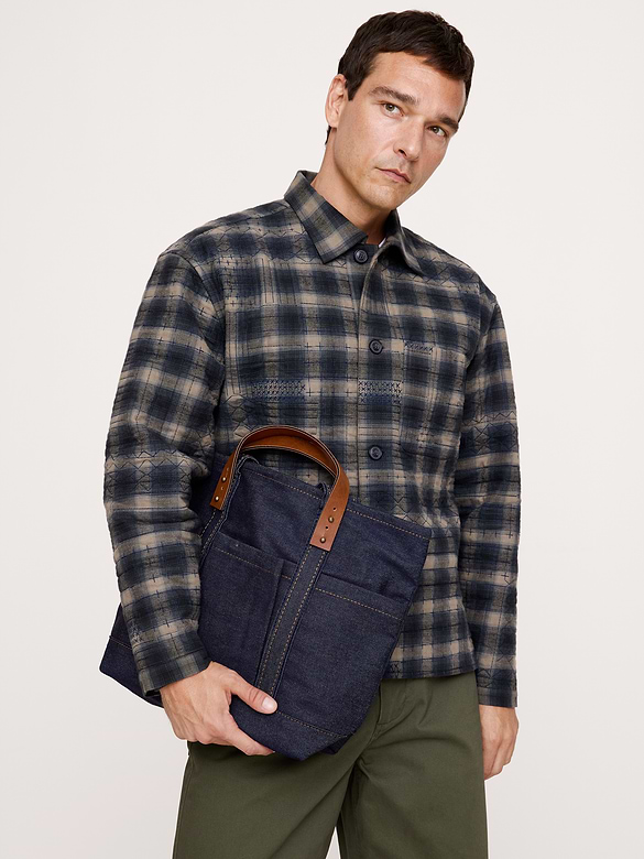Heritage Denim Craft Tote By CB Station