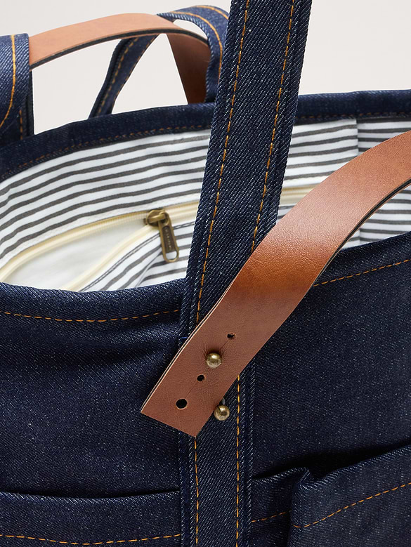 Heritage Denim Craft Tote By CB Station
