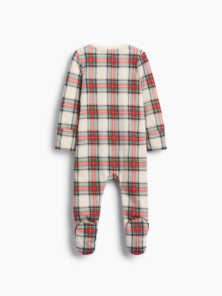 Image number 2 showing, Baby Organic Cotton Print Footed One-Piece