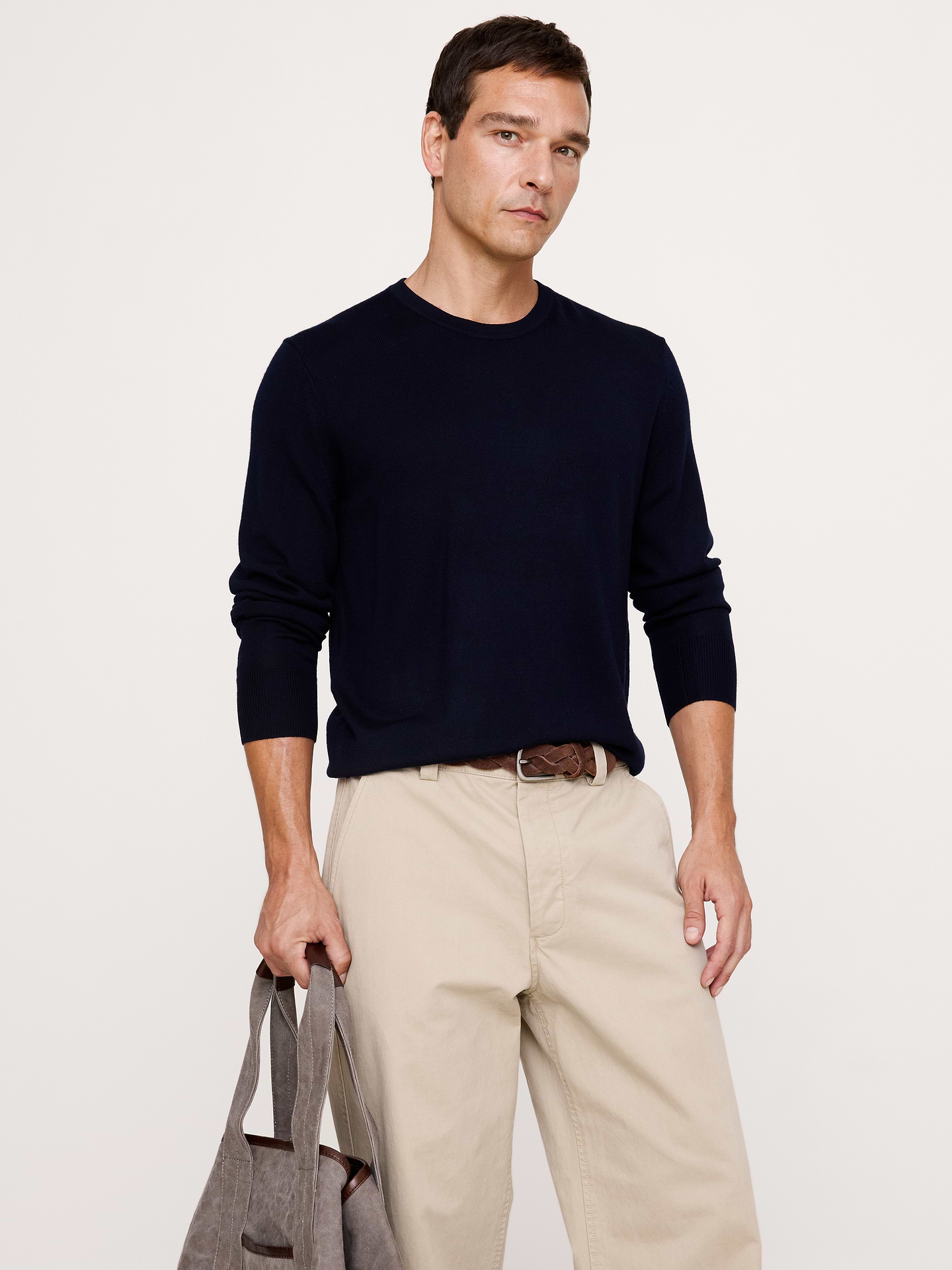 Image number 1 showing, Merino Crew-Neck Sweater