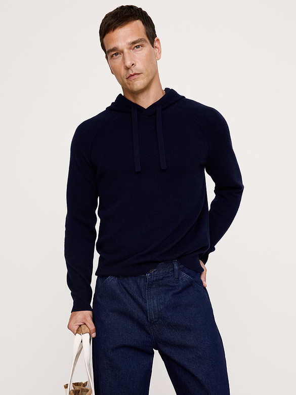 Cashmere Sweater Hoodie