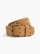 Image number 1 showing, Suede Double-Prong Belt