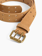 Image number 3 showing, Suede Double-Prong Belt