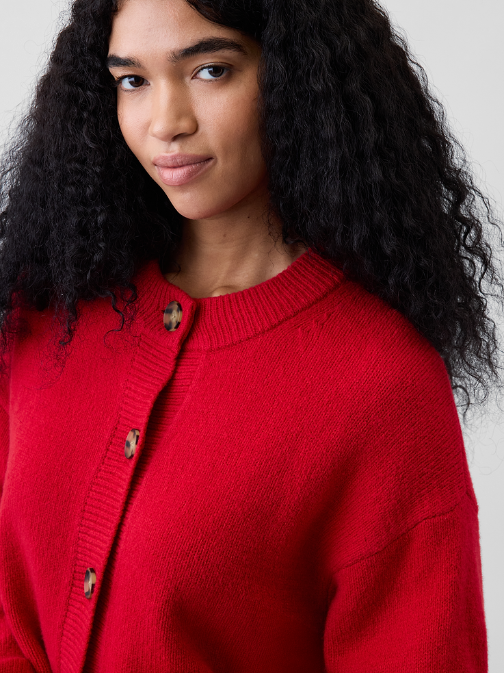 Image number 4 showing, CashSoft Oversized Chunky Cardigan