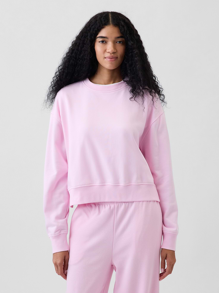 Image number 6 showing, VintageSoft Terry Oversized Wedge Sweatshirt