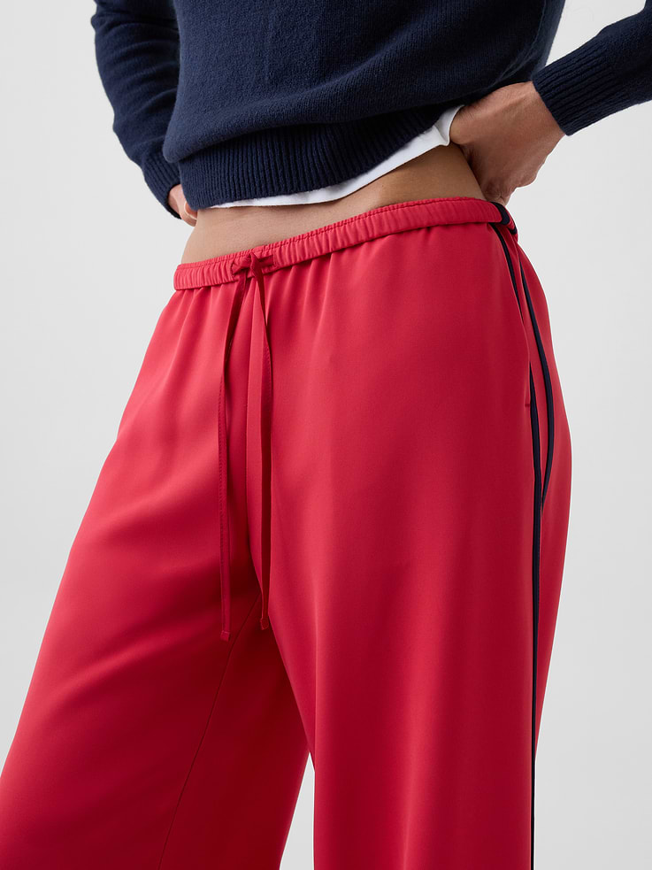 Image 5 of 6, Easy Wide-Leg Pants