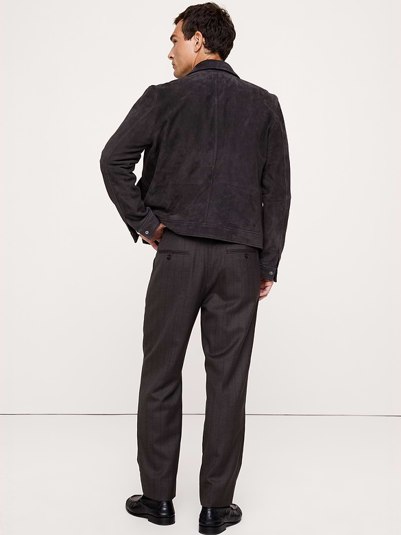 Classic Tapered Twill Dress Pant