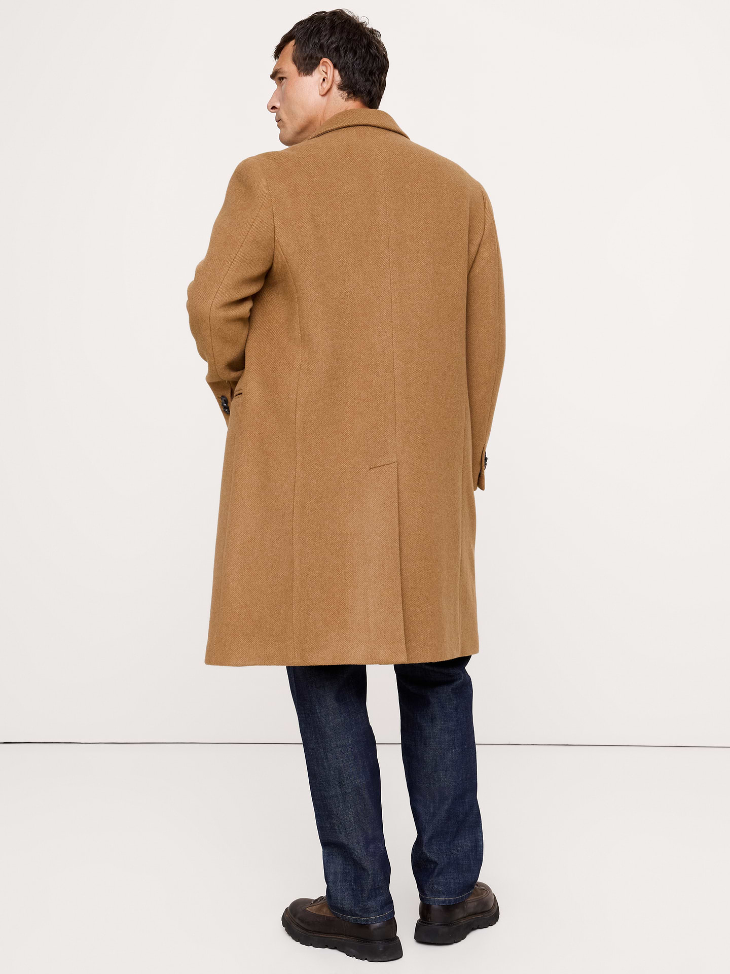 Image 3 of 8, Italian Melton Top Coat