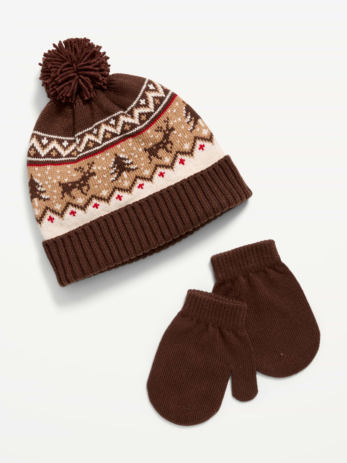 Beanie and Mittens Set for Toddler