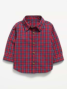 Image 1 of 1, spread collar, long sleeves, buttoned cuffs, full buttoned front, Product #1184514