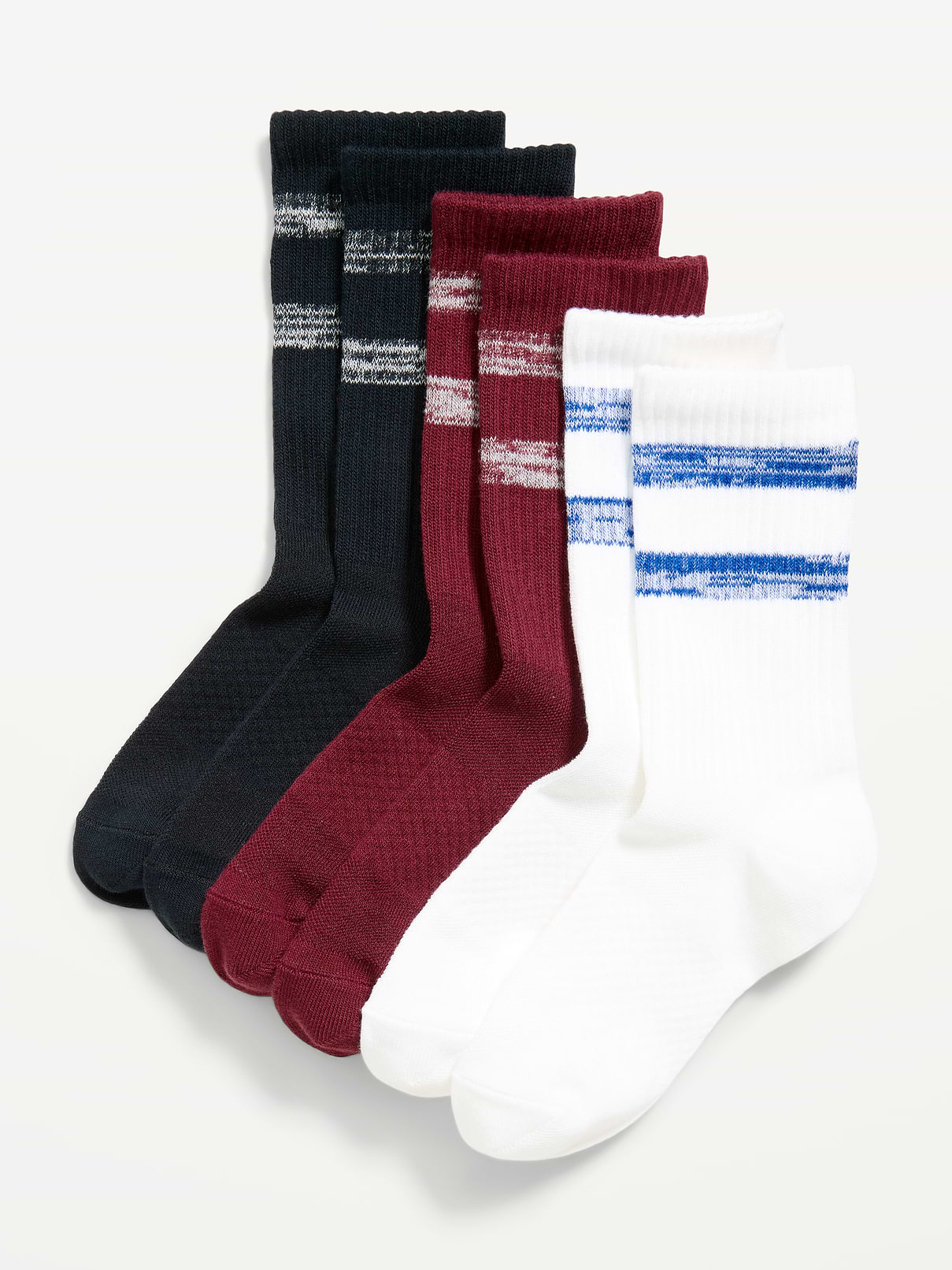 Image 1 of 1, rib-knit openings, arch support, notched seams at toe, Product #1184856