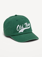 Image 1 of 1, button at crown, embroidered eyelets, curved visor, graphic at front, Product #1186685