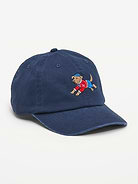 Image 1 of 1, button at crown, embroidered eyelets, curved visor, graphic at front, Product #1186685