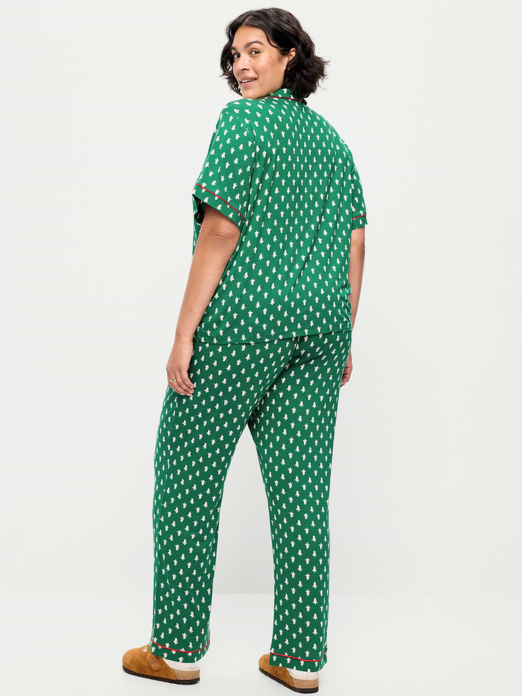 Image 7 of 7, Sunday Sleep Knit Jersey Pant Set