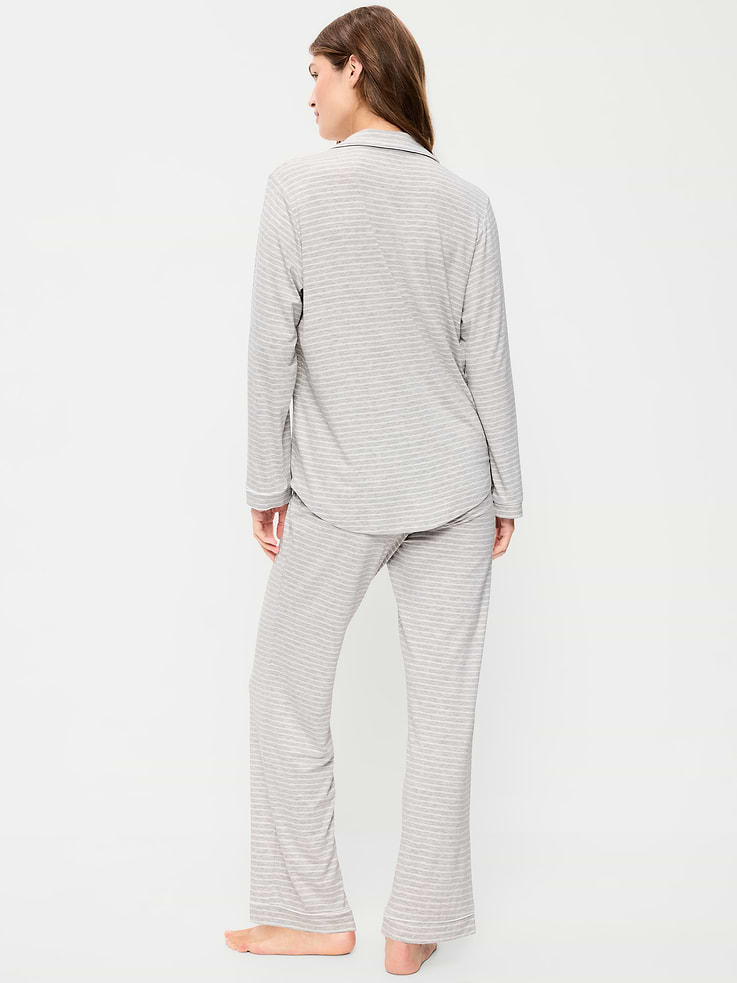 L'image numéro 2 présente Ensemble pantalon en tricot de jersey Grasse matinée