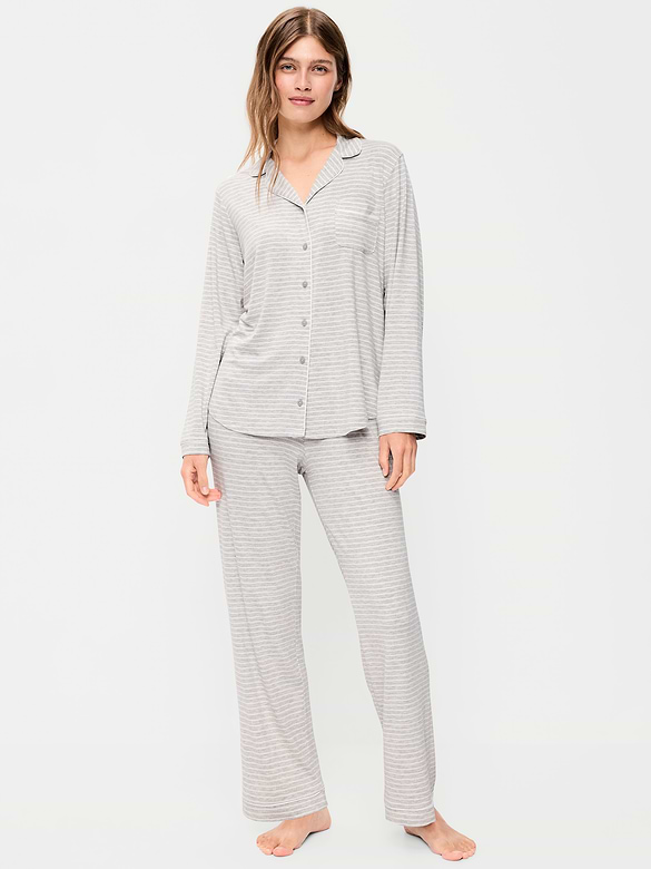 Sunday Sleep Knit Jersey Pant Set
