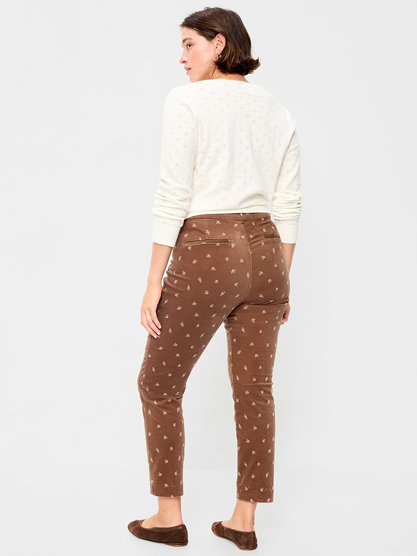 High-Waisted Pixie Skinny Ankle Pants