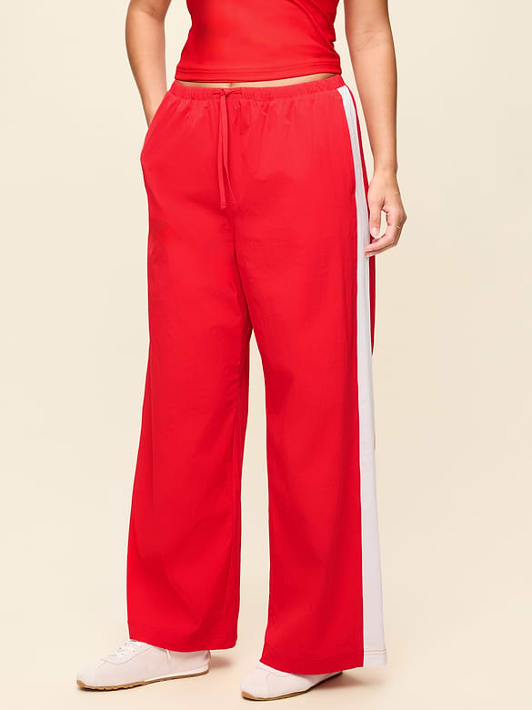 High-Waisted TrekTech Lightweight Woven Active Pants