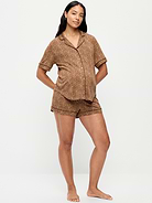 Image number 2 showing, Maternity Classic Pajama Short Set