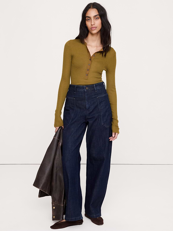 Featherweight Cashmere Henley
