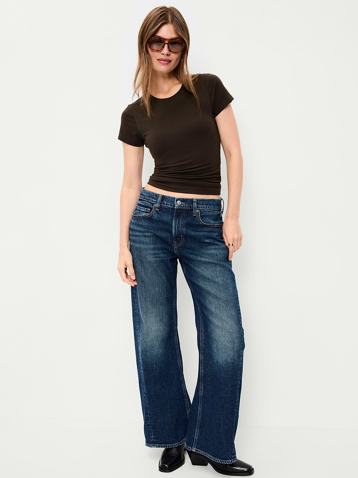 Image 3 of 8, Hug Double-Layer Short-Sleeve Top