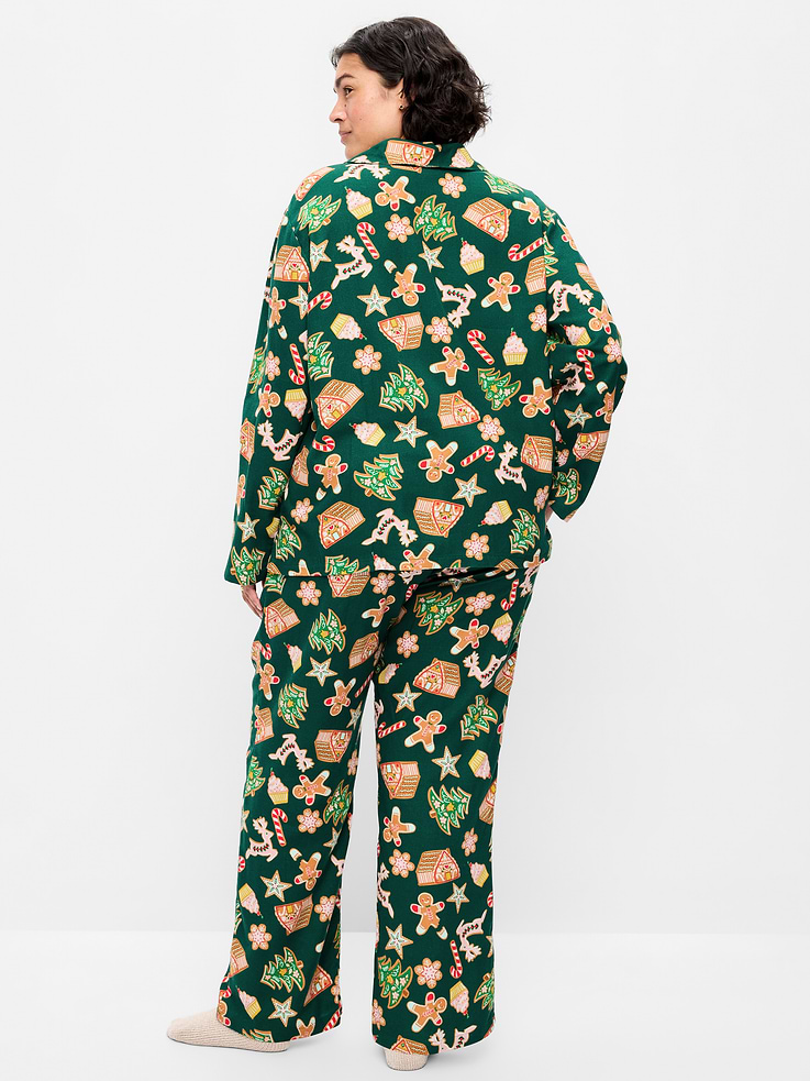 Image 8 de 8, Pyjama en flanelle à motif pour femme
