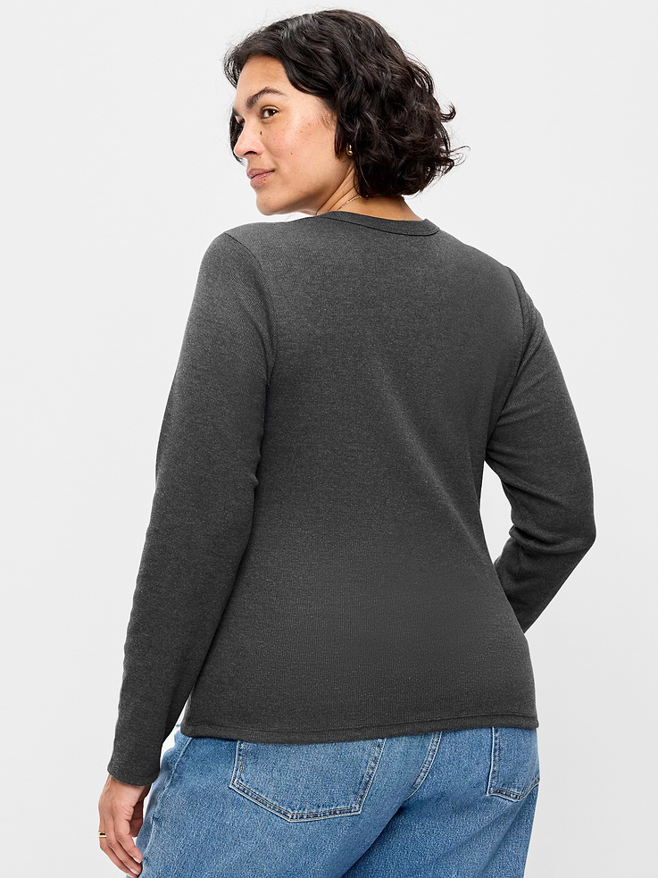 Image number 8 showing, Snug Long-Sleeve Crew-Neck T-Shirt