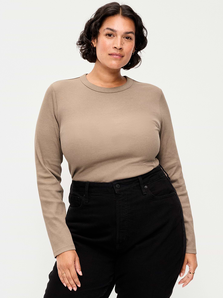 Image number 7 showing, Snug Long-Sleeve Crew-Neck T-Shirt