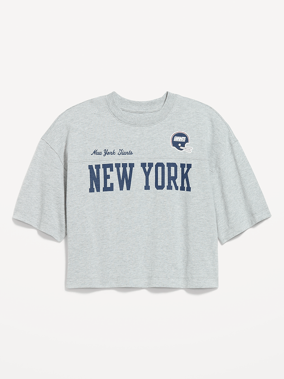New York Giants Vintage Oversized T-Shirt for Women