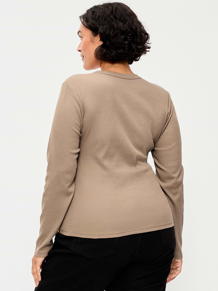 Image number 8 showing, Snug Long-Sleeve Crew-Neck T-Shirt