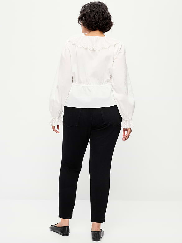 High-Waisted OG Straight Ankle Jeans