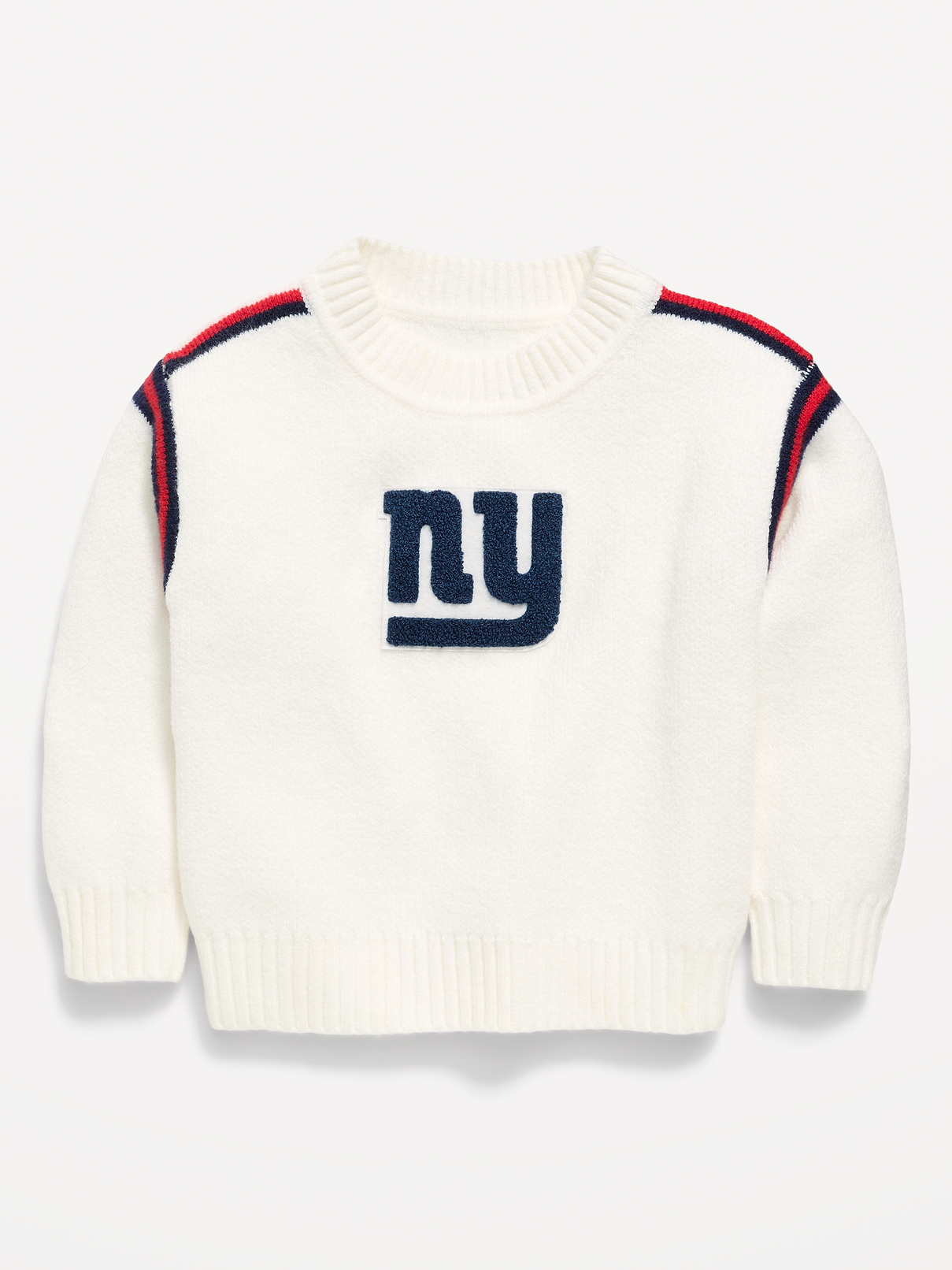 Image number 1 showing, New York Giants Crew-Neck Sweater for Toddler Girls