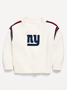 Image number 1 showing, New York Giants Crew-Neck Sweater for Toddler Girls