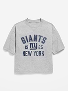 Image number 1 showing, New York Giants Oversized Boxy Graphic T-Shirt for Boys