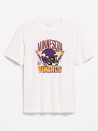 Image 1 of 1, rib-knit crew neck, short sleeves, graphic at front, Product #916627