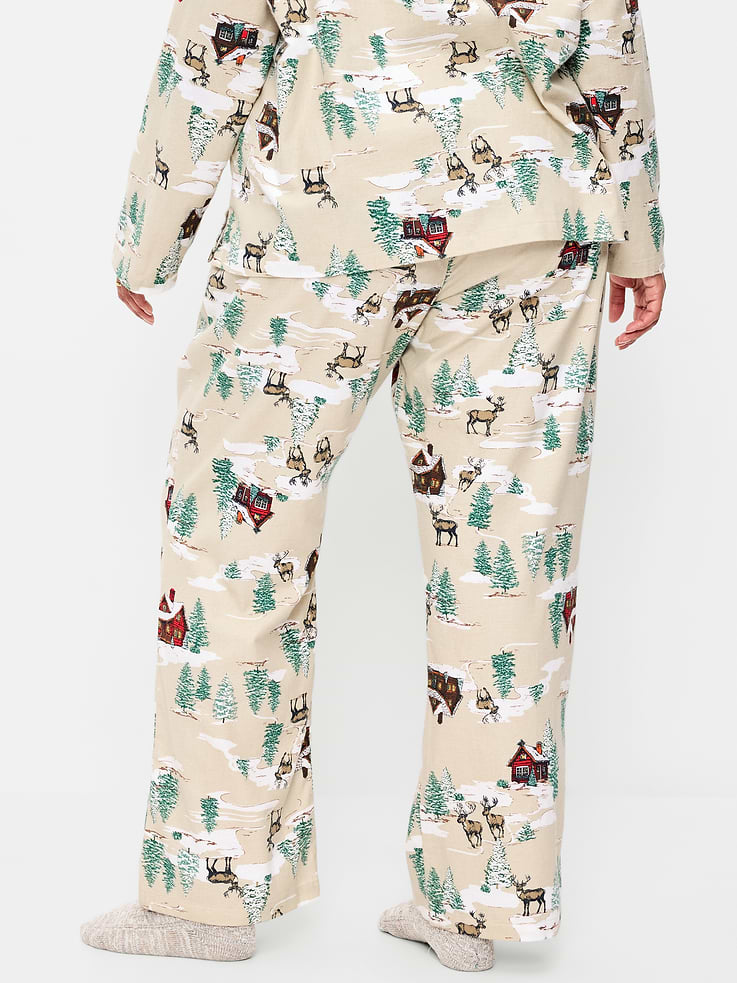 Image number 8 showing, Flannel Pajama Pants for Women
