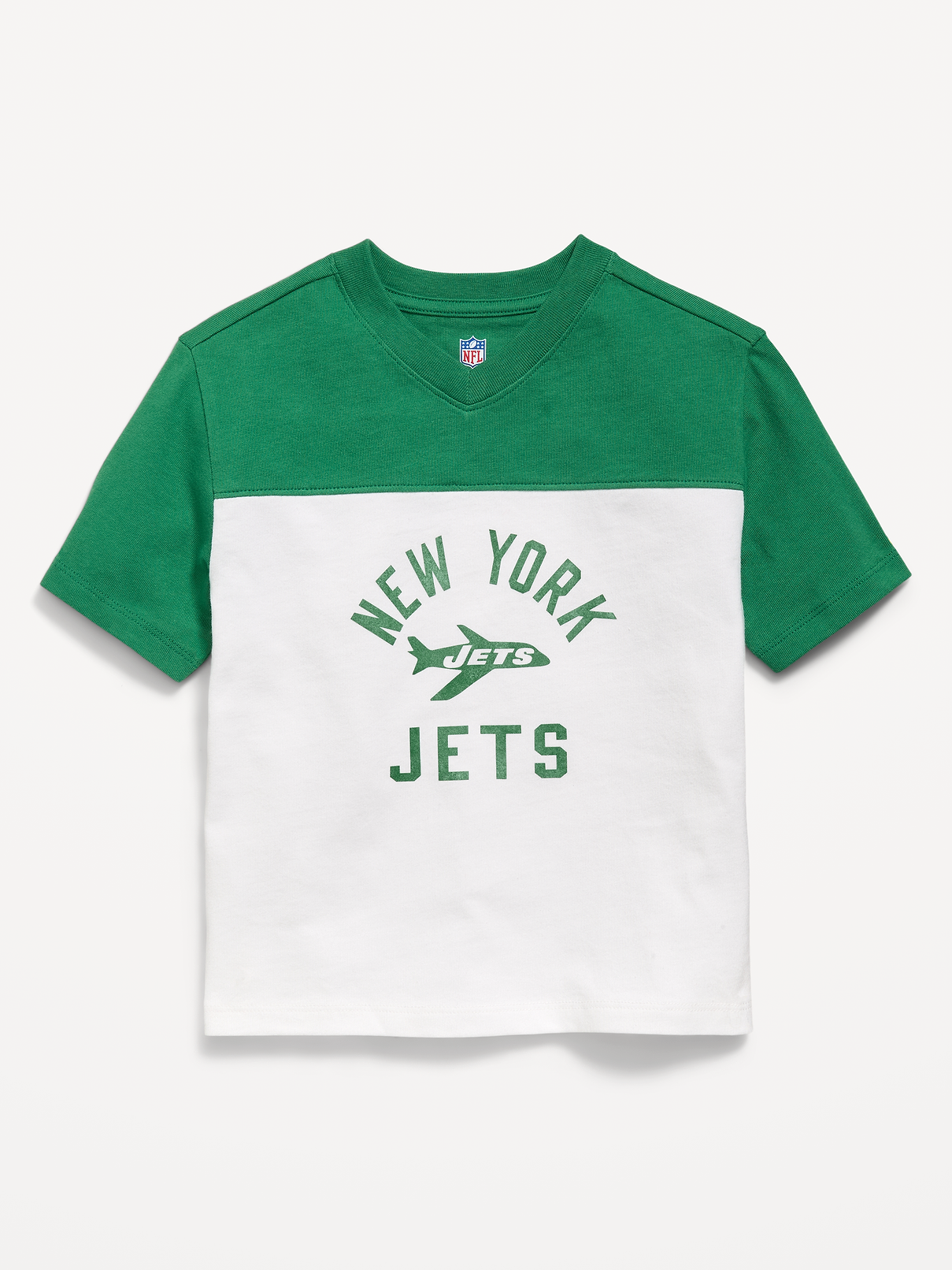 Image number 1 showing, New York Jets Oversized Graphic Football T-Shirt for Toddler Boys