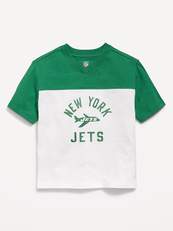 New York Jets Oversized Graphic Football T-Shirt for Toddler Boys